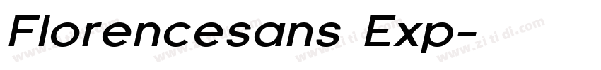 Florencesans Exp字体转换